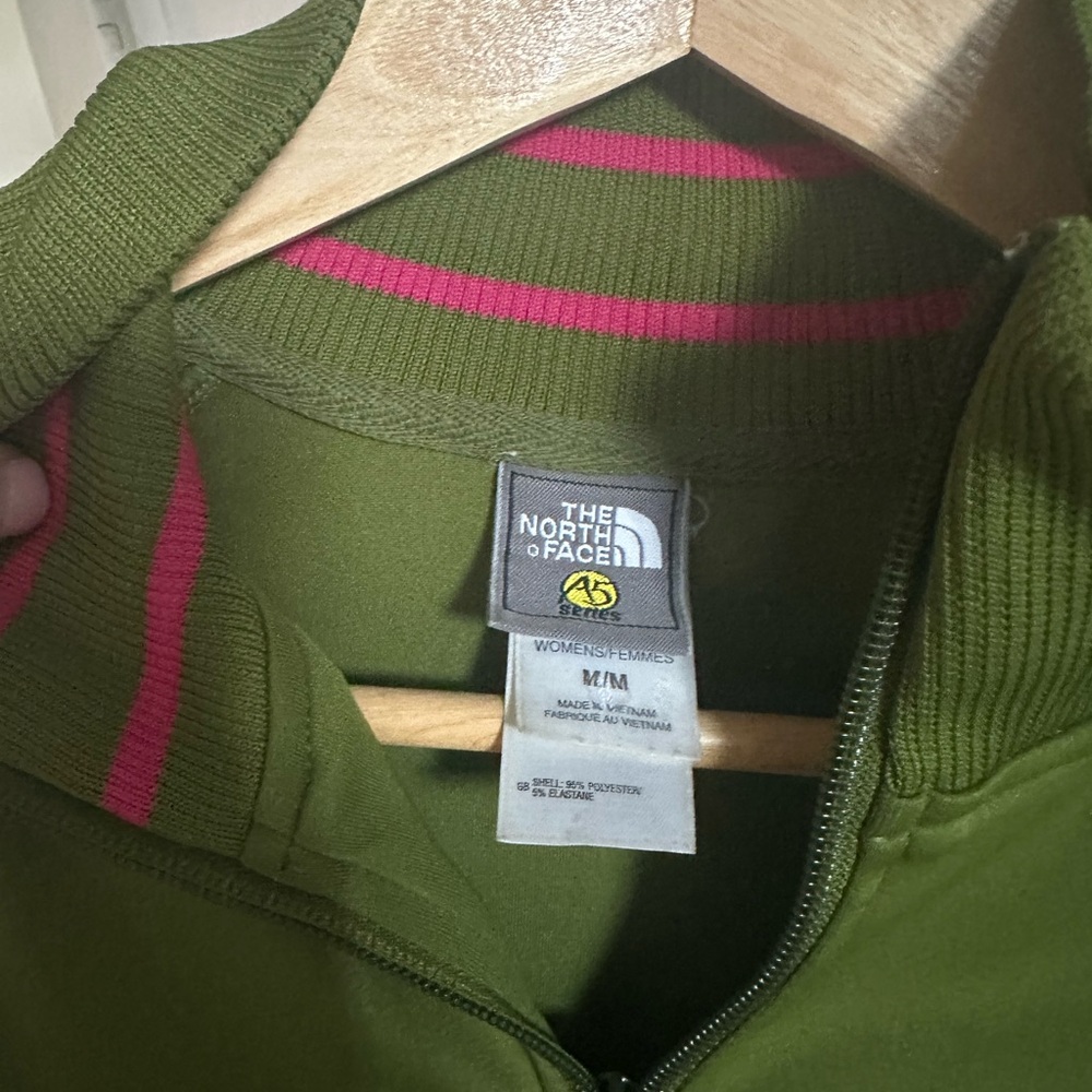The North Face Y2K Track Jacket Green Pink Retro Gorpcore Women’s M - Picture 8 of 9
